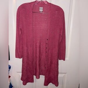 NIC+ZOE Pink Women's Cardigan